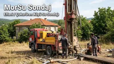 Eflani Çukurören Köyü Su Sondajı | Profesyonel Kuyu Açma Hizmeti
