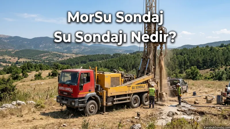 Su Sondajı Nedir? Su Kuyusu Nasıl Açılır? (2026 Rehber)