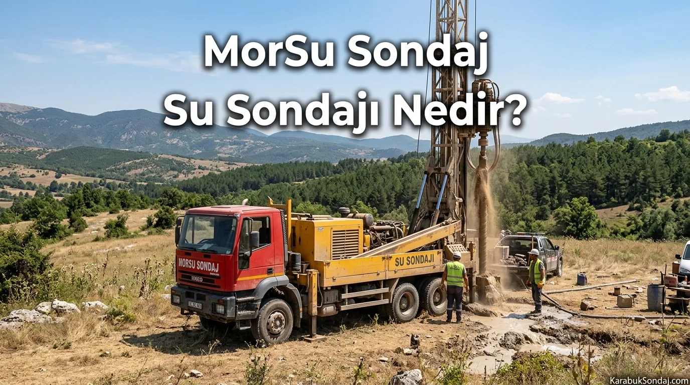 Su Sondajı Nedir? Su Kuyusu Nasıl Açılır? - MorSu Sondaj